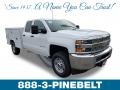 Summit White 2019 Chevrolet Silverado 2500HD Work Truck Double Cab 4WD Chassis