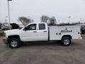 2019 Summit White Chevrolet Silverado 2500HD Work Truck Double Cab 4WD Chassis  photo #3