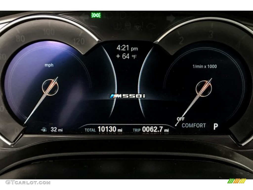 2018 5 Series M550i xDrive Sedan - Dark Graphite Metallic / Black photo #18