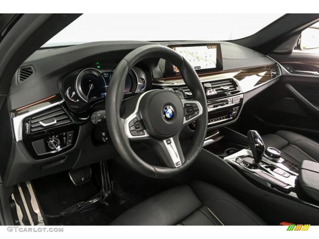 2018 5 Series M550i xDrive Sedan - Dark Graphite Metallic / Black photo #20