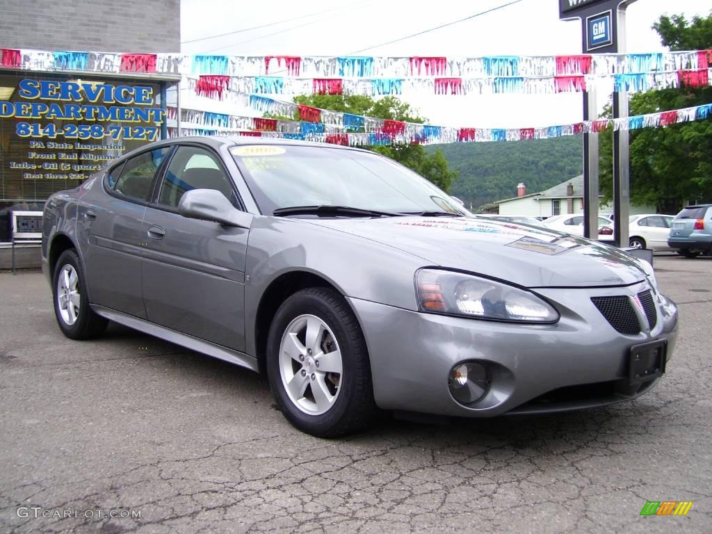 2008 Grand Prix Sedan - Shadow Gray Metallic / Ebony photo #1