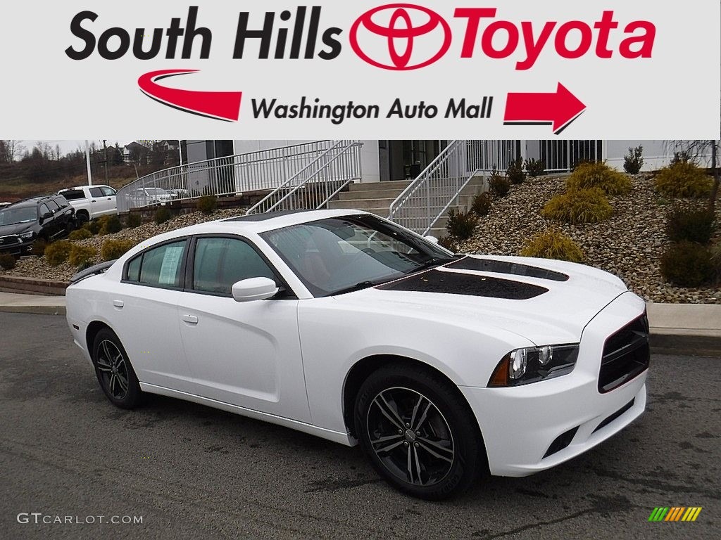 Bright White Dodge Charger