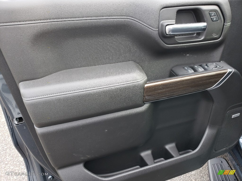 2019 Chevrolet Silverado 1500 RST Crew Cab Jet Black Door Panel Photo #131271777