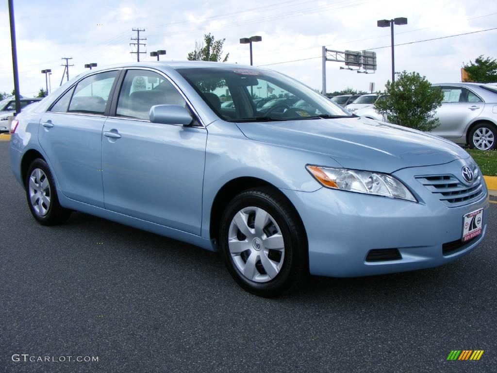2009 Camry LE - Sky Blue Pearl / Ash photo #2