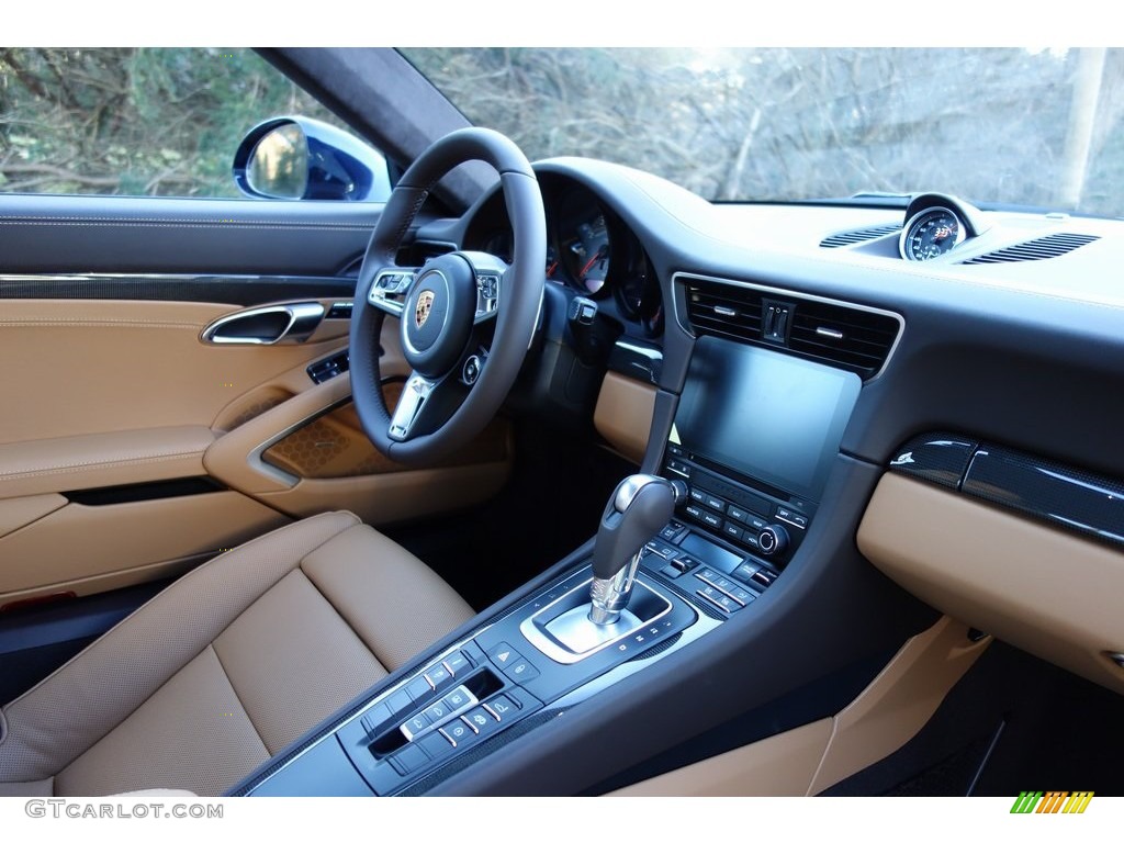 2019 911 Carrera 4S Coupe - Night Blue Metallic / Natural Espresso/Cognac photo #16