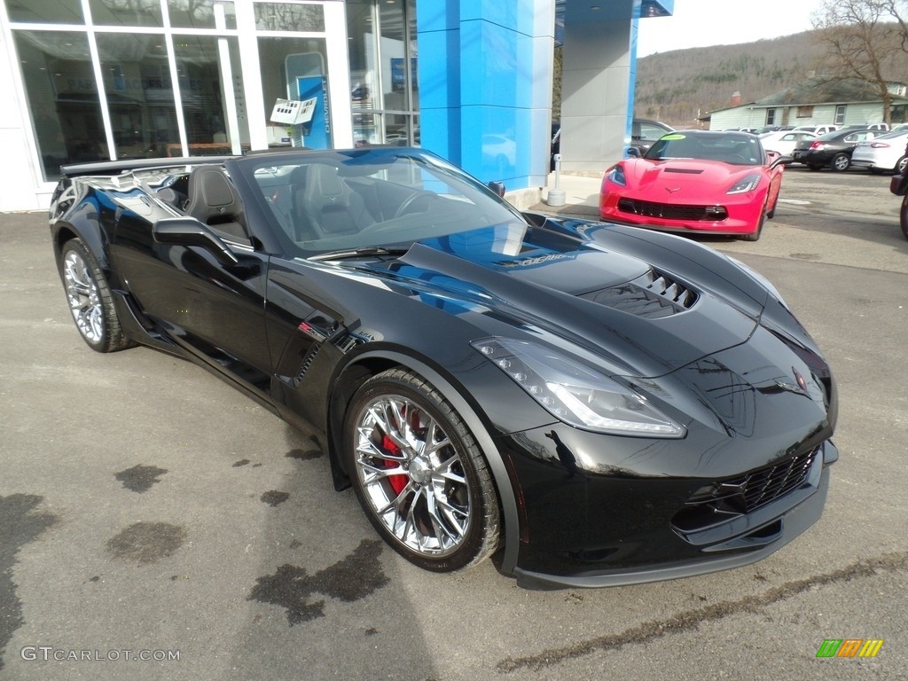 Black 2016 Chevrolet Corvette Z06 Convertible Exterior Photo #131273124