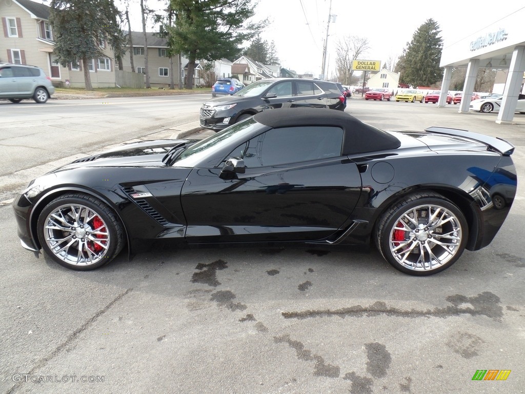 Black 2016 Chevrolet Corvette Z06 Convertible Exterior Photo #131273229