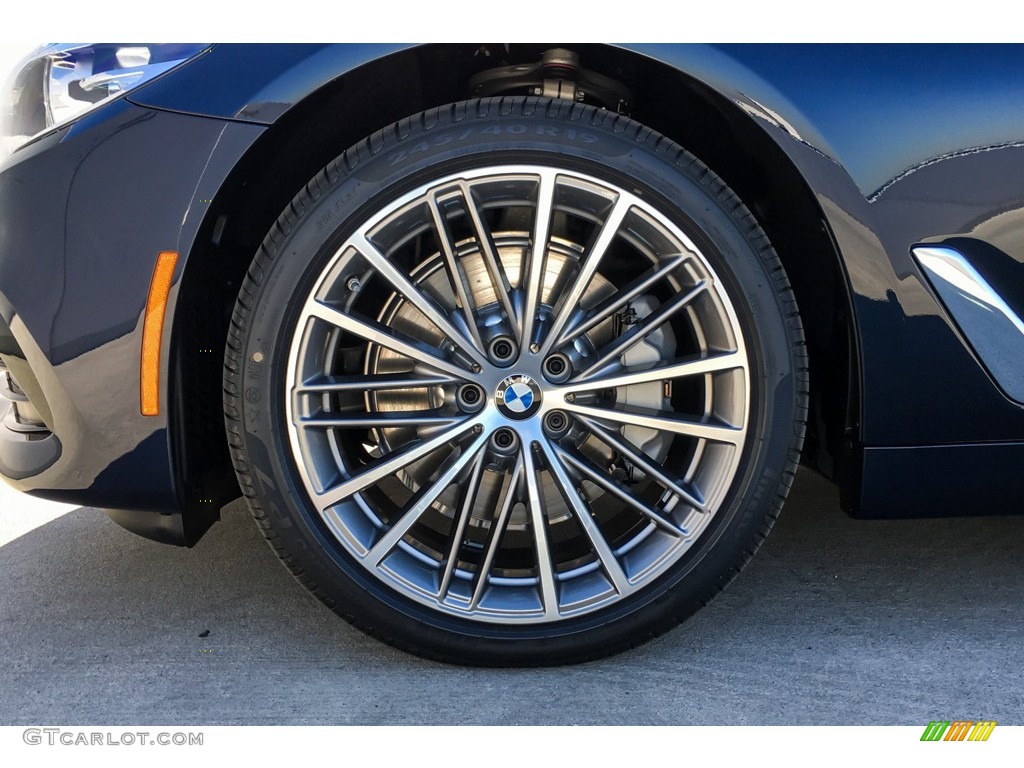 2019 5 Series 540i Sedan - Imperial Blue Metallic / Ivory White photo #9