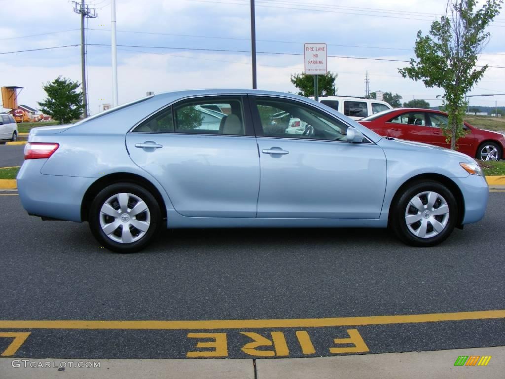 2009 Camry LE - Sky Blue Pearl / Ash photo #16