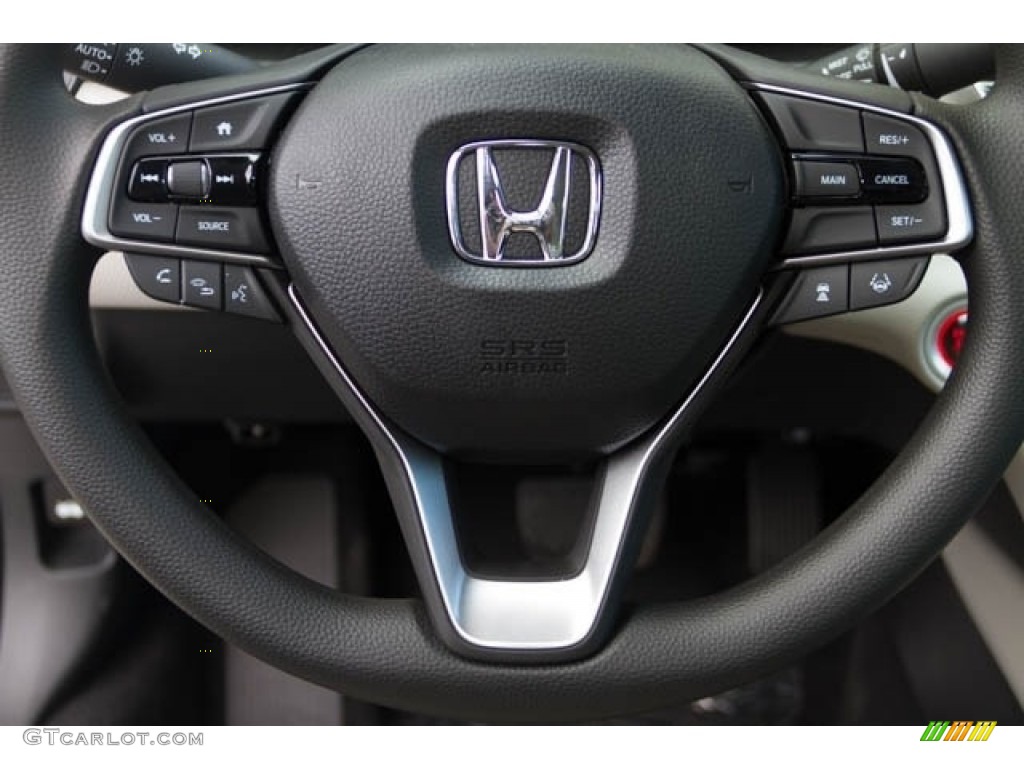 2019 Accord LX Sedan - Platinum White Pearl / Ivory photo #8