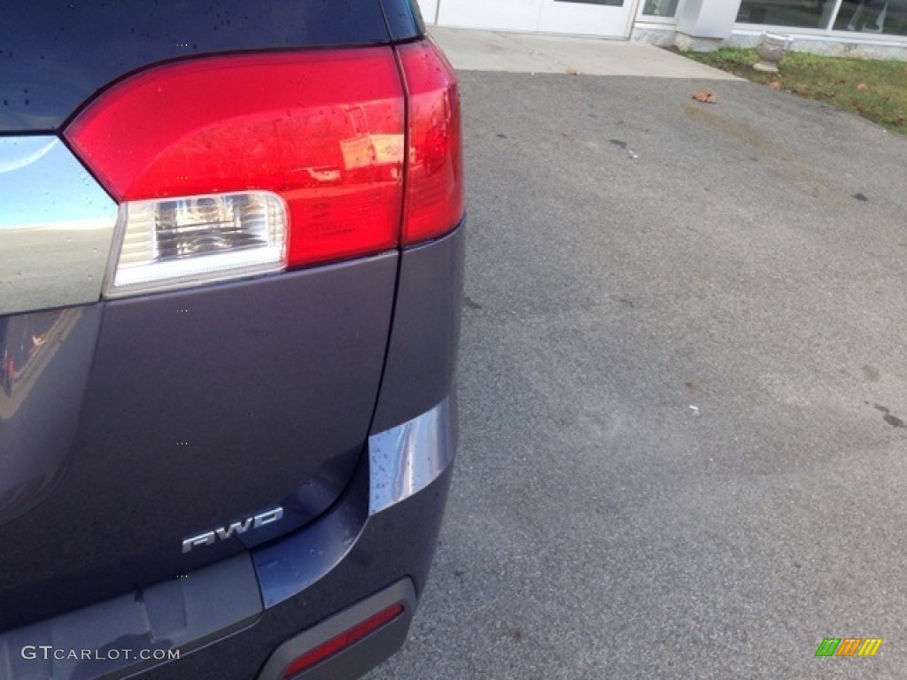 2013 Terrain SLE AWD - Atlantis Blue Metallic / Jet Black photo #3