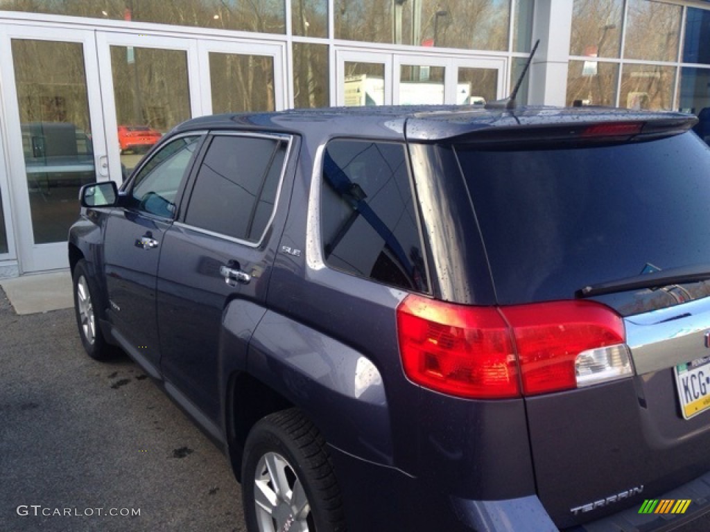 2013 Terrain SLE AWD - Atlantis Blue Metallic / Jet Black photo #5