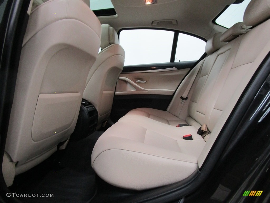 2013 5 Series 528i xDrive Sedan - Dark Graphite Metallic II / Oyster/Black photo #12