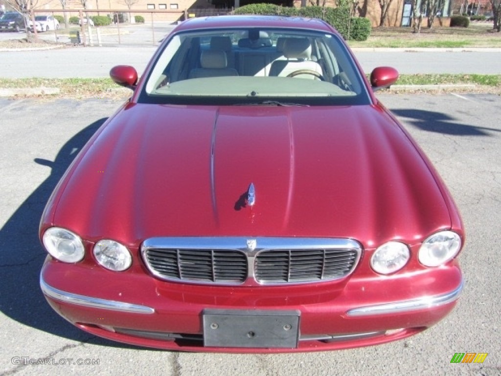 2004 XJ XJ8 - Radiance Red Metallic / Sand photo #5