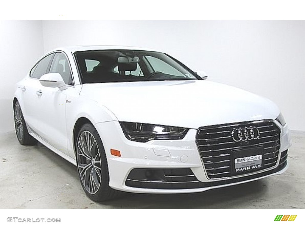 2017 A7 3.0 TFSI Prestige quattro - Ibis White / Black photo #1