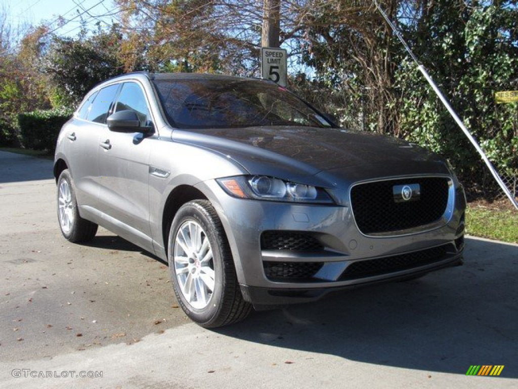 2019 F-PACE Prestige AWD - Corris Grey Metallic / Ebony photo #2
