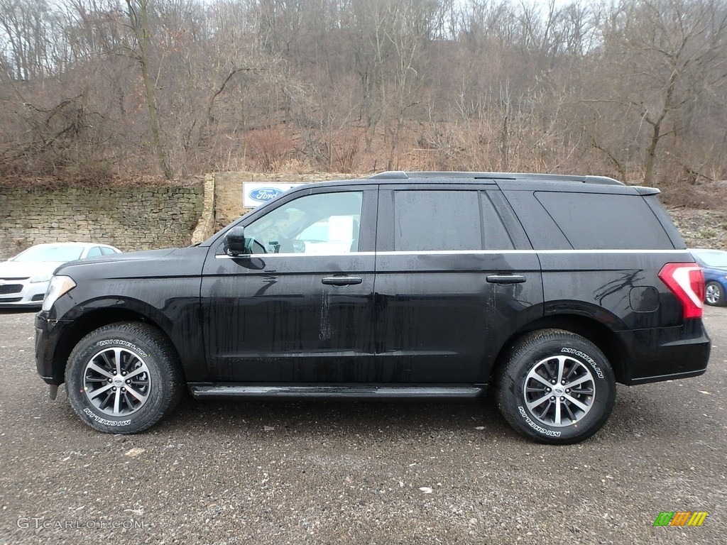 Agate Black Metallic 2019 Ford Expedition XLT 4x4 Exterior Photo #131286093