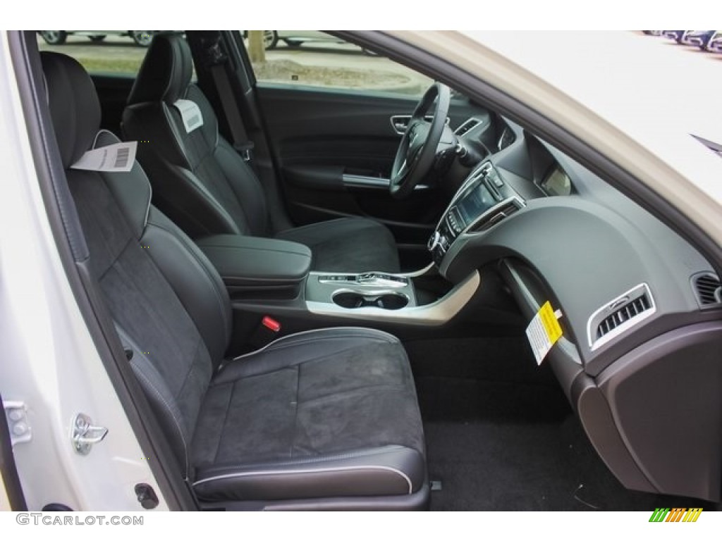 Ebony Interior 2019 Acura TLX V6 SH-AWD A-Spec Sedan Photo #131286546