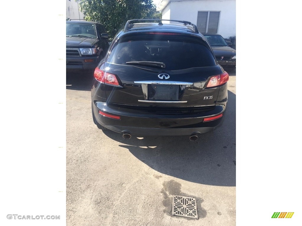 2007 FX 35 AWD - Black Obsidian / Graphite photo #3