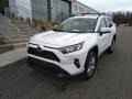 Super White 2019 Toyota RAV4 XLE AWD Exterior