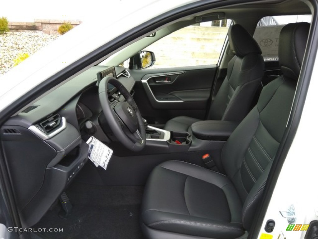 Black Interior 2019 Toyota RAV4 XLE AWD Photo #131290107
