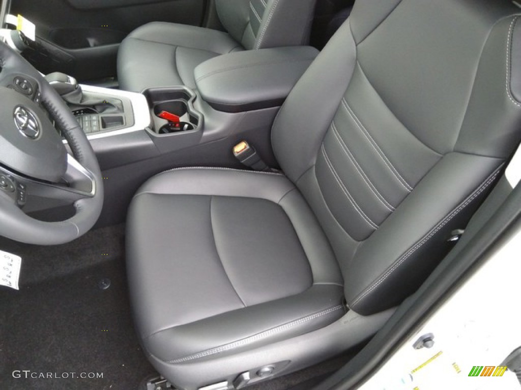 Black Interior 2019 Toyota RAV4 XLE AWD Photo #131290119