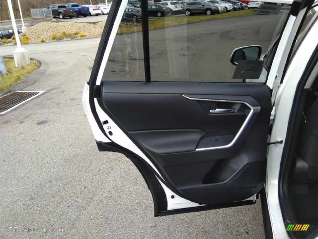 2019 Toyota RAV4 XLE AWD Black Door Panel Photo #131290135