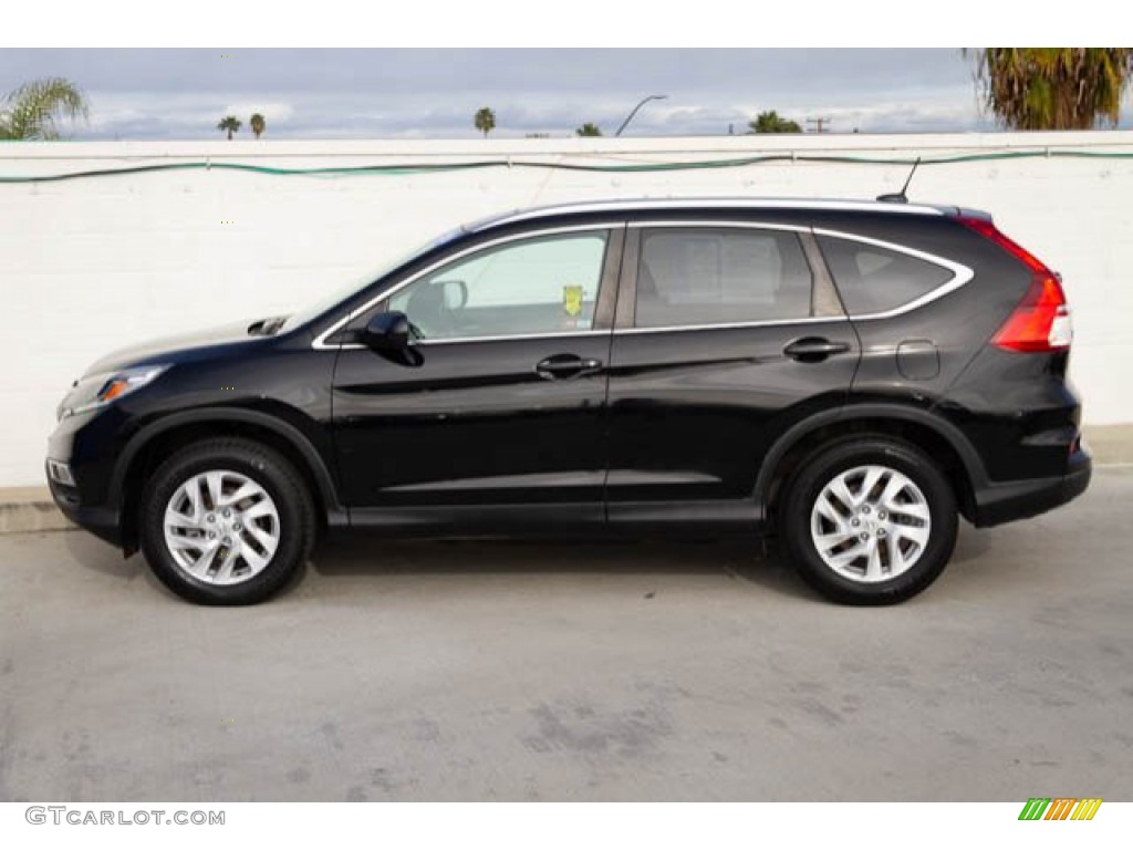 2016 CR-V EX-L - Crystal Black Pearl / Black photo #11