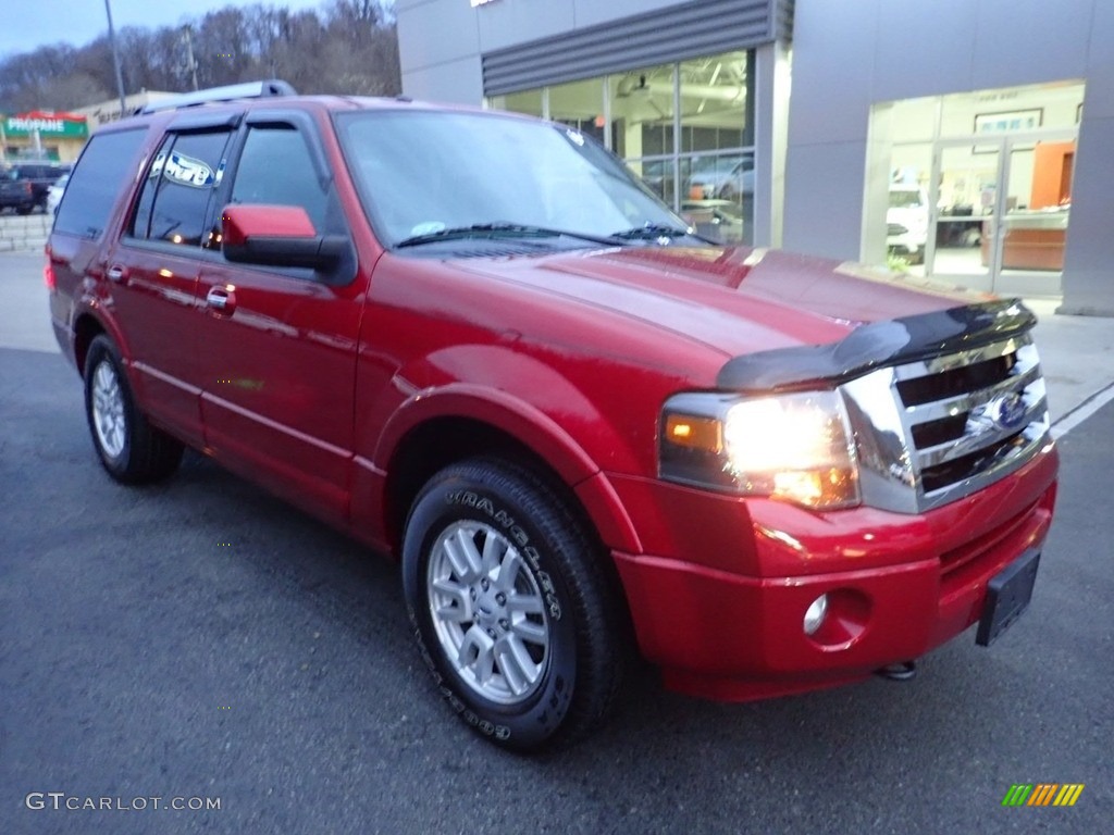 2014 Expedition Limited 4x4 - Ruby Red / Charcoal Black photo #9