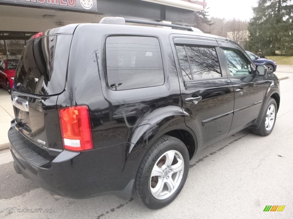 2012 Pilot EX-L 4WD - Crystal Black Pearl / Gray photo #2