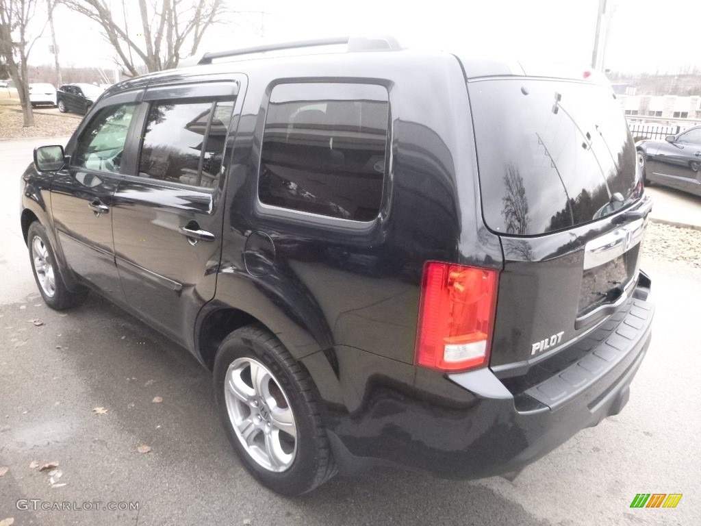 2012 Pilot EX-L 4WD - Crystal Black Pearl / Gray photo #8