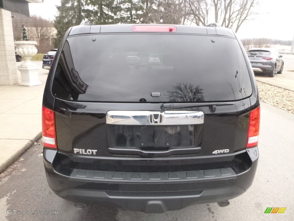2012 Pilot EX-L 4WD - Crystal Black Pearl / Gray photo #9