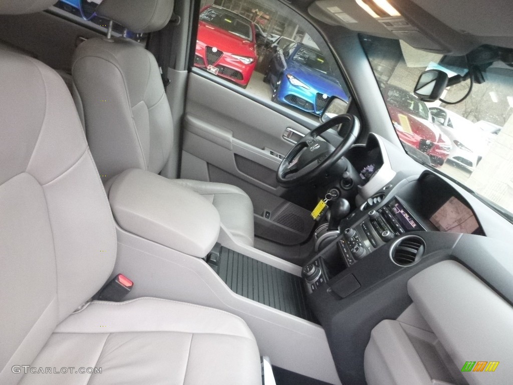 2012 Pilot EX-L 4WD - Crystal Black Pearl / Gray photo #11