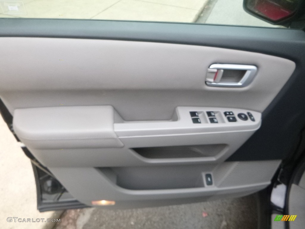 2012 Pilot EX-L 4WD - Crystal Black Pearl / Gray photo #15