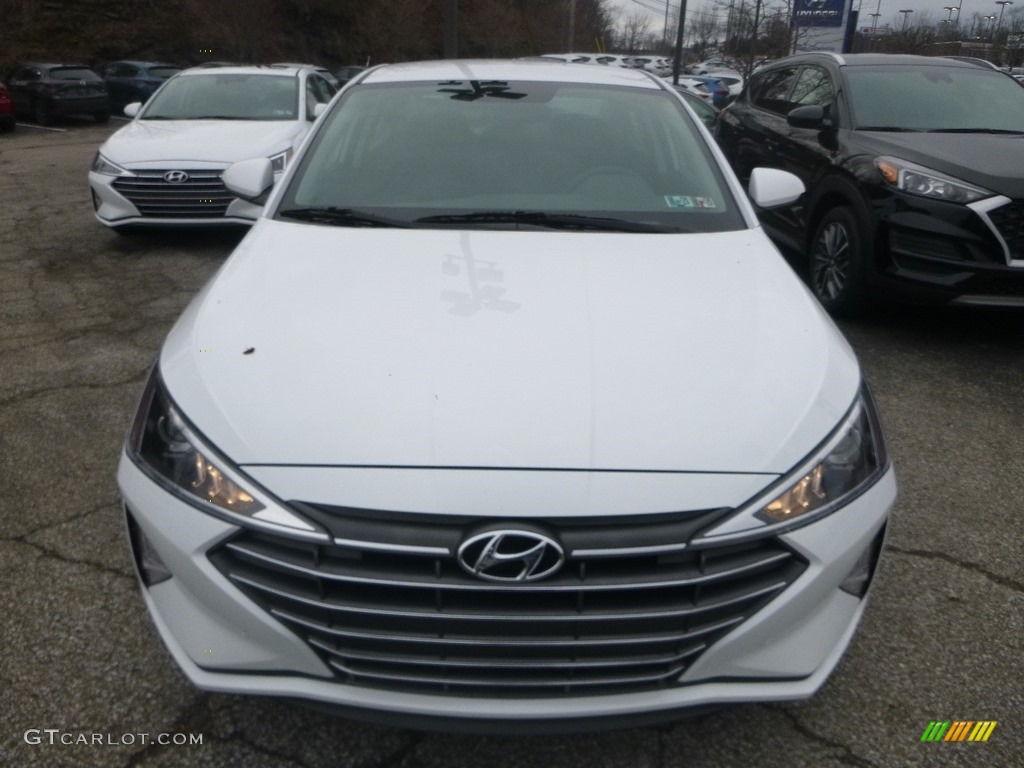 2019 Elantra SE - Quartz White Pearl / Black photo #4