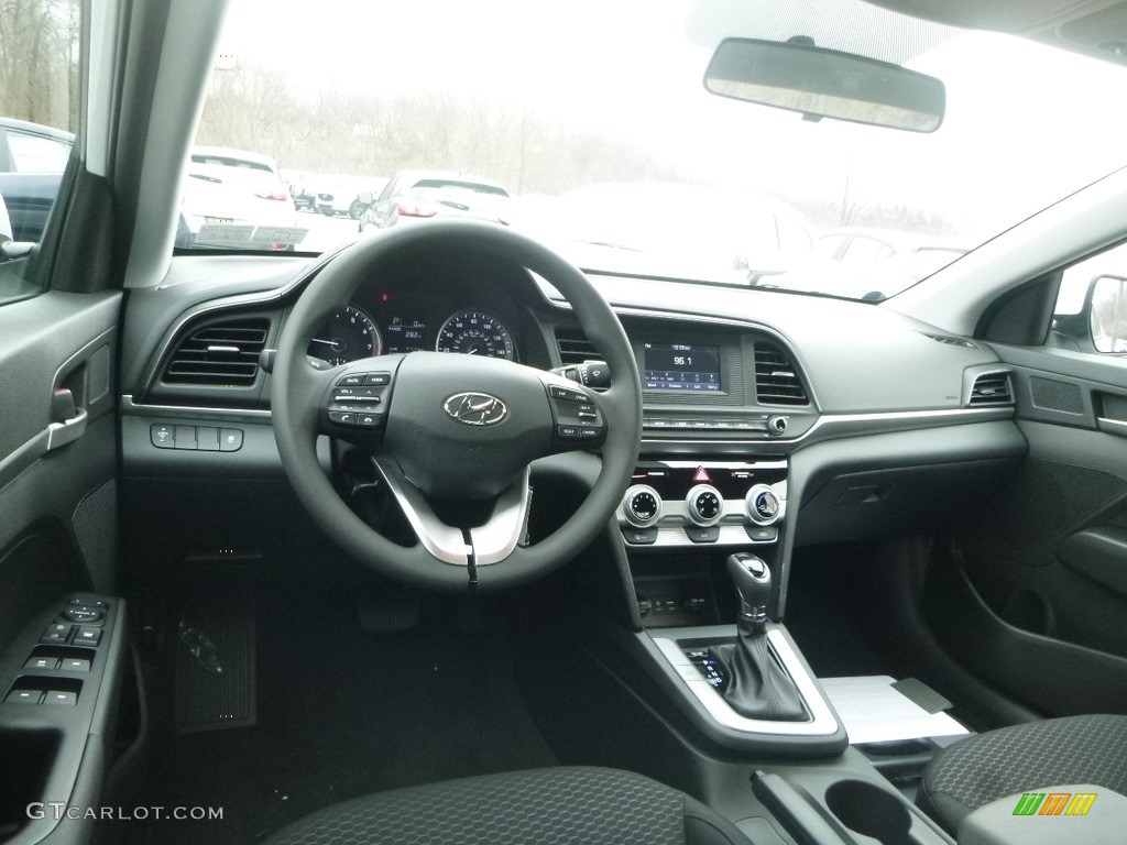 2019 Elantra SE - Quartz White Pearl / Black photo #10