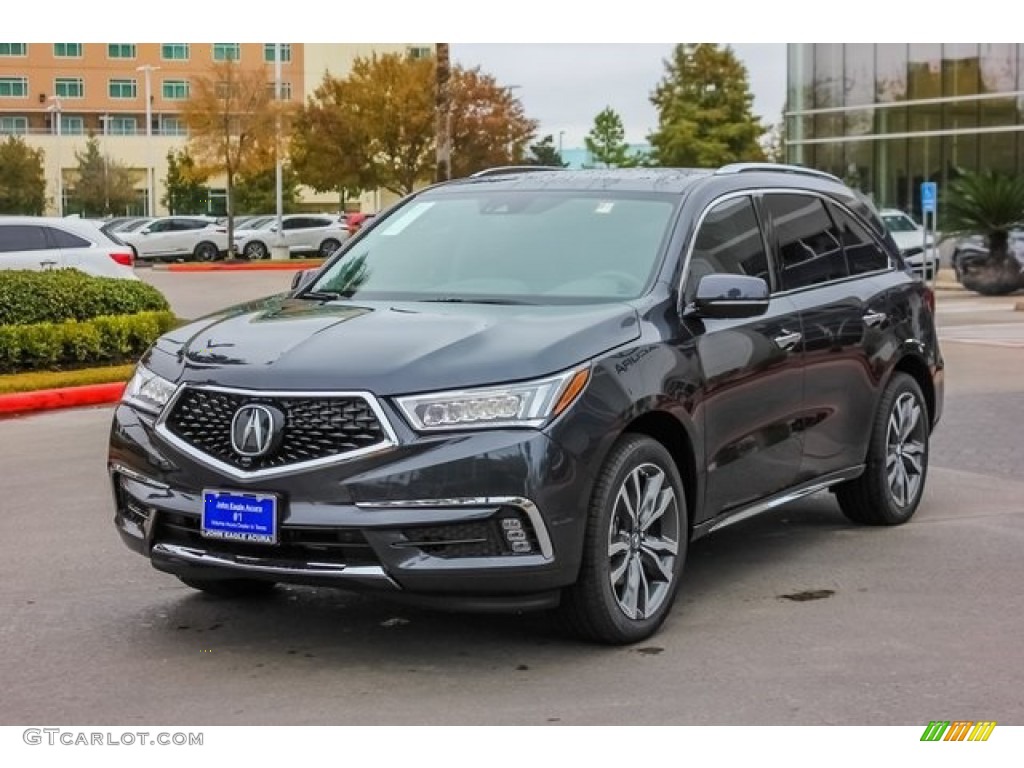Gunmetal Metallic 2019 Acura MDX Advance SH-AWD Exterior Photo #131296884