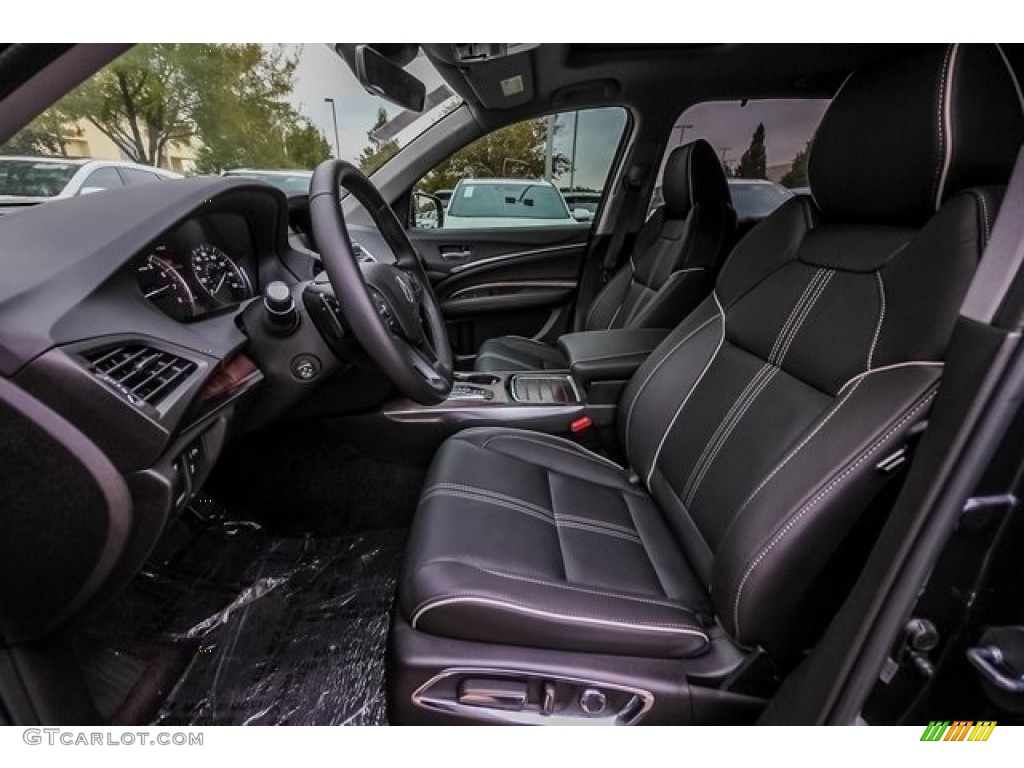 Ebony Interior 2019 Acura MDX Advance SH-AWD Photo #131297247