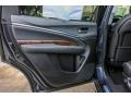 Ebony 2019 Acura MDX Advance SH-AWD Door Panel