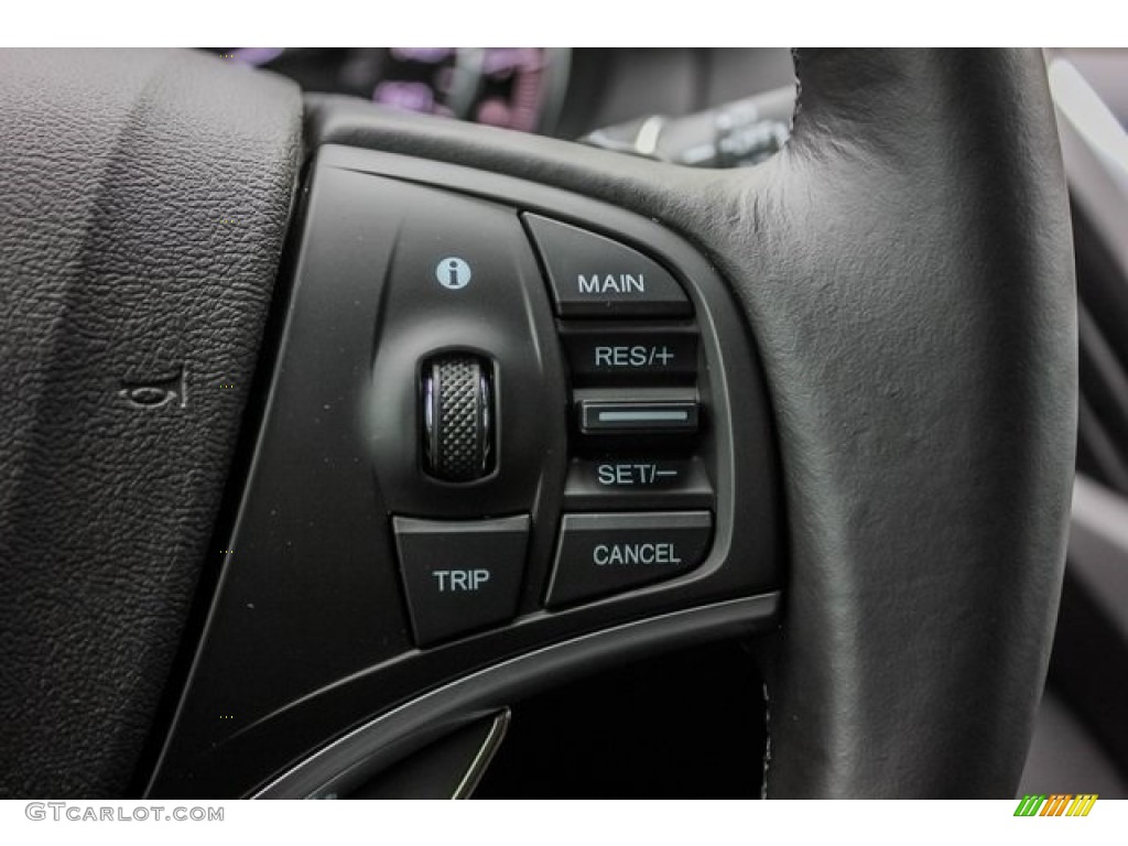 2019 Acura MDX Advance SH-AWD Ebony Steering Wheel Photo #131297838