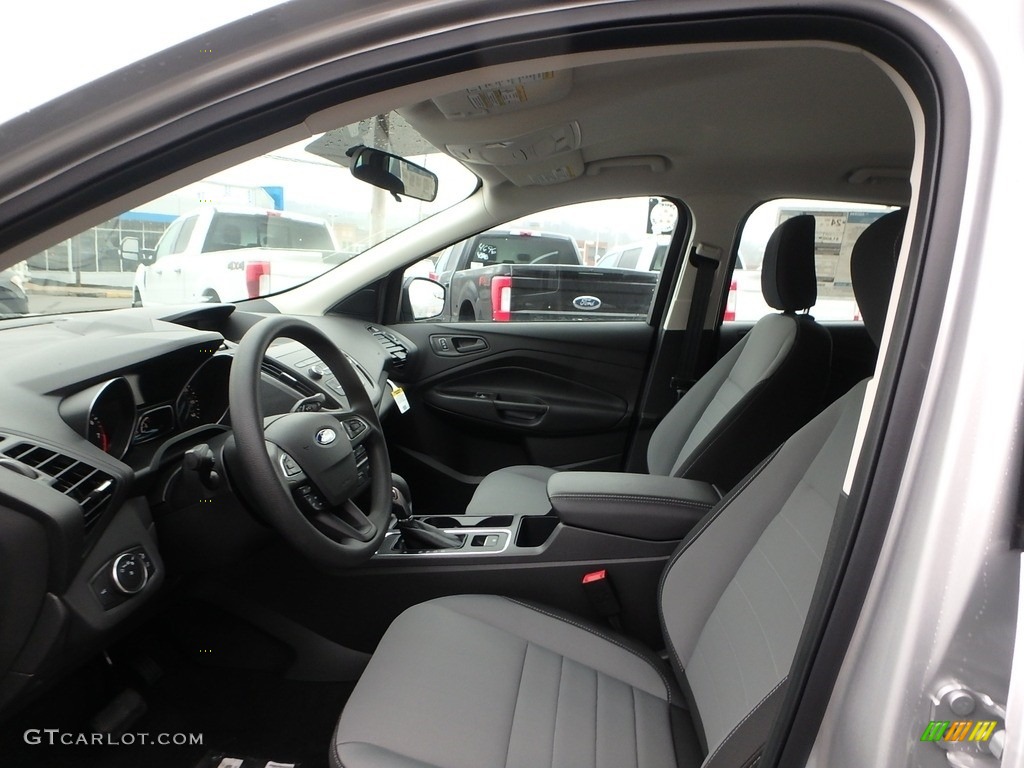 Chromite Gray/Charcoal Black Interior 2019 Ford Escape S Photo #131298102