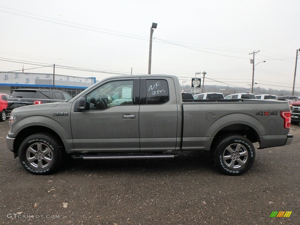 2019 F150 XLT SuperCab 4x4 - Silver Spruce / Light Camel photo #5