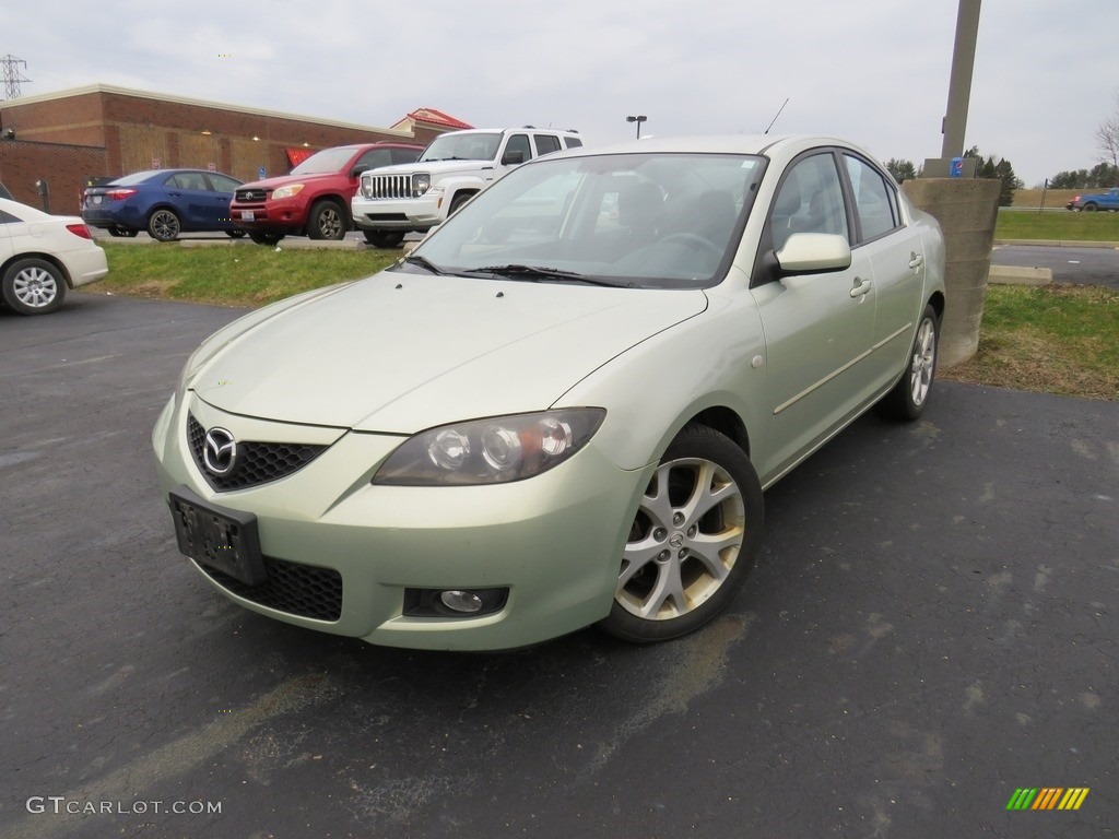 2009 MAZDA3 i Touring Sedan - Golden Sand Metallic / Black photo #8