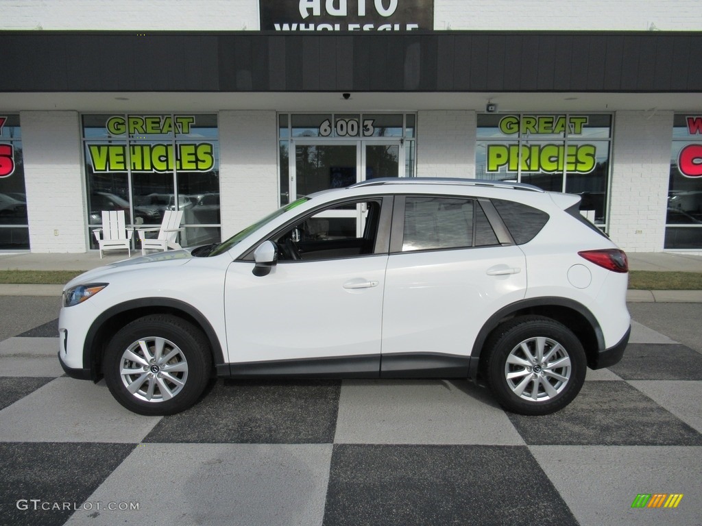 2014 CX-5 Touring - Crystal White Pearl Mica / Sand photo #1