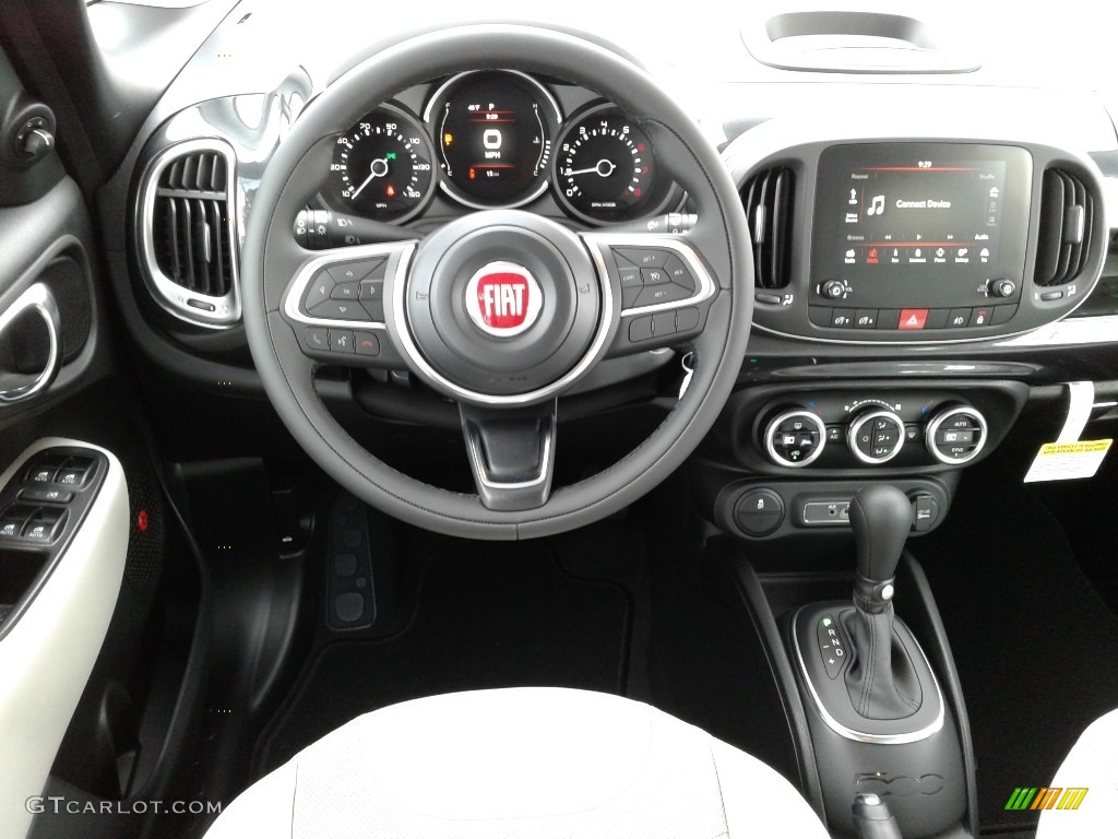 2019 Fiat 500L Trekking Carrera Gray Dashboard Photo #131309682