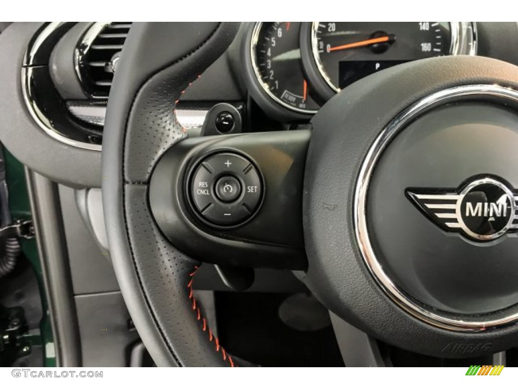 2019 Mini Clubman Cooper S Carbon Black Steering Wheel Photo #131309880
