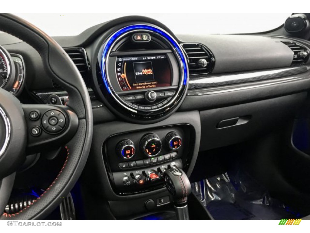 2019 Mini Clubman John Cooper Works All4 Dinamica/Carbon Black Double Stripe Dashboard Photo #131310204