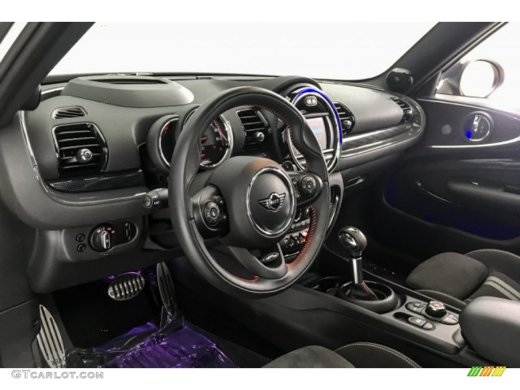 2019 Mini Clubman John Cooper Works All4 Dinamica/Carbon Black Double Stripe Dashboard Photo #131310429