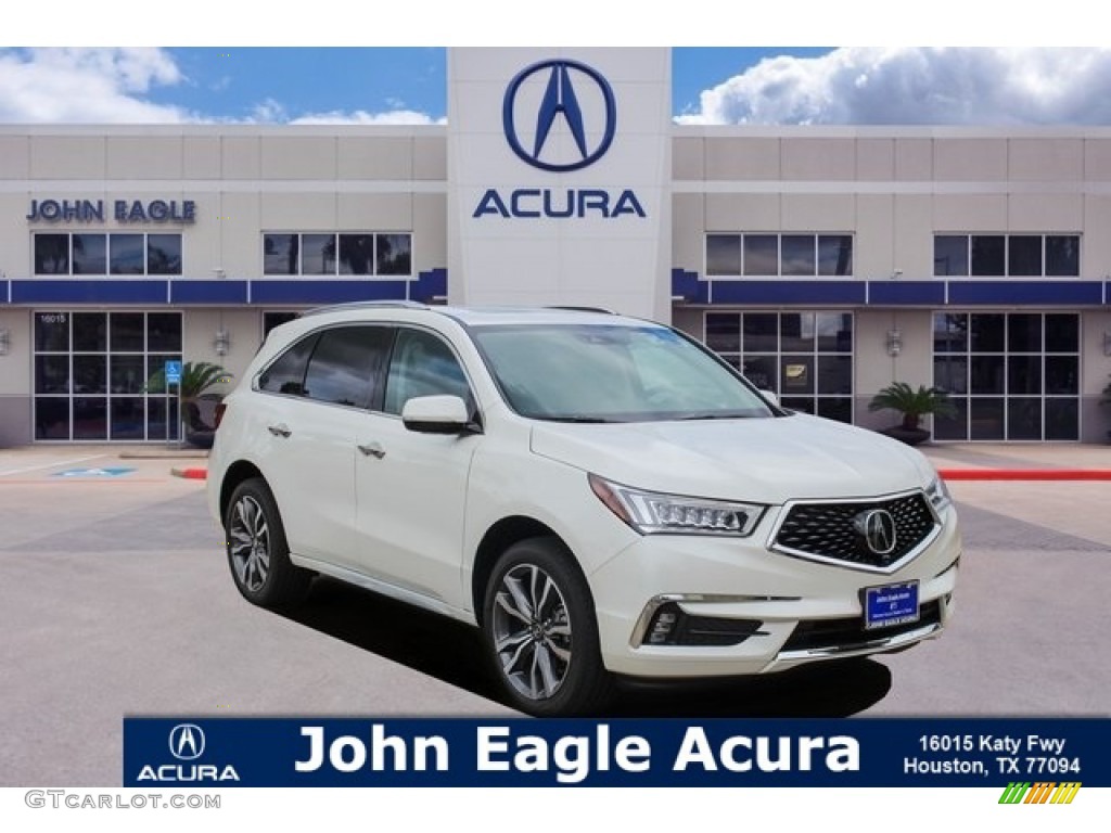 White Diamond Pearl Acura MDX