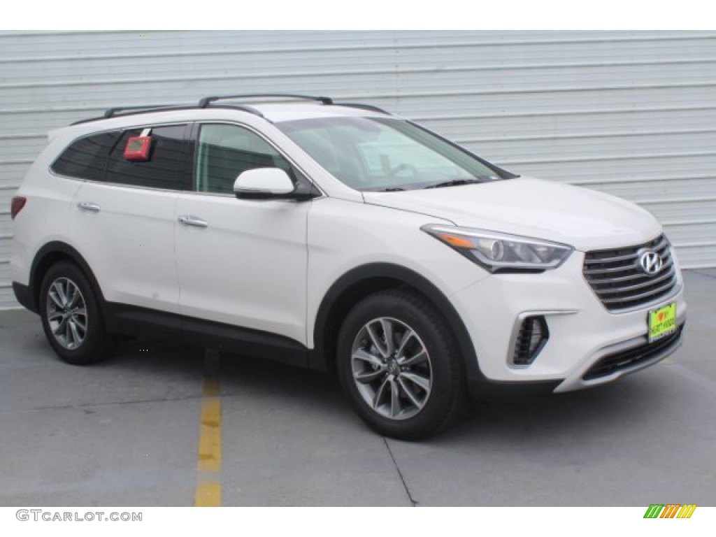 2019 Santa Fe XL SE - Monaco White / Gray photo #2